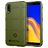 Mobigear Rugged Shield Xiaomi Redmi 9A Hülle Flexibles TPU Backcover Stoßfest - Grün
