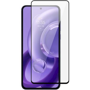 Mobigear Premium Motorola Edge 30 Neo Panzerglas Gehärtetes Glas Displayschutz - Hüllenfreundlich - Schwarz