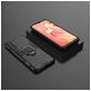 Mobigear Armor Ring OPPO A91 Hülle Hardcase Backcover Stoßfest mit Ringhalter - Schwarz