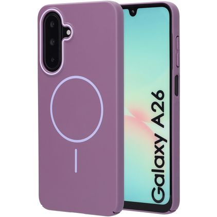 Mobiparts Slim Line Samsung Galaxy A26 MagSafe Hülle Hardcase Backcover - Imperial Purple