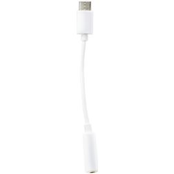 Xccess USB-C auf AUX 3 / 5 mm Kabel 0,1 m - Weiß