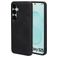 Mobiparts Classic Samsung Galaxy S25 MagSafe TPU / Kunstleder Backcover - Graphite Black