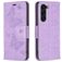 Mobigear Butterfly Samsung Galaxy S24 Plus Hülle Klapphülle Geldbörse - Lila