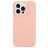 Mobigear Colors iPhone 14 Pro Max Hülle Flexibles TPU Backcover - Pastellrosa