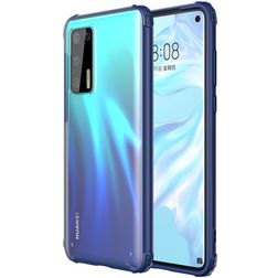Mobigear Shockproof Huawei P40 Hülle Hardcase Backcover Stoßfest - Dunkelblau