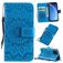 Mobigear Sunflower iPhone 11 Pro Hülle Klapphülle Geldbörse - Blau