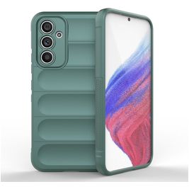 Mobigear Bumpy Samsung Galaxy A54 Hülle Flexibles TPU Backcover - Grün