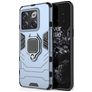 Mobigear Armor Ring OnePlus 10T Hülle Hardcase Backcover Stoßfest mit Ringhalter - Marineblau