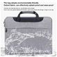 Haweel Oxford Laptop Aktentasche 15 - 16 Zoll Laptoptasche + Handgriff - Grau