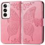 Mobigear Butterfly OPPO Reno 12 Pro Hülle Klapphülle Geldbörse - Pink