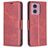 Mobigear Excellent Motorola Moto E14 Hülle Klapphülle Geldbörse - Rot