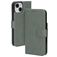Mobiparts Classic Wallet iPhone 15 Hülle Klapphülle Geldbörse - Stone Green