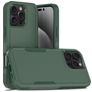 Mobigear Heavy Armor iPhone 16 Pro Max Hülle Hardcase Backcover Stoßfest - Grün