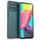 Mobigear Groove Samsung Galaxy M53 Hülle Flexibles TPU Backcover - Grün