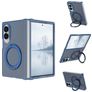 Mobigear 360 Rotating Ring Samsung Galaxy Z Fold 8 Ultra MagSafe Hülle Hardcase Backcover mit Ringhalter - Blau