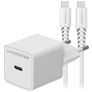 Mobilize Single USB-C Ladegerät USB-C 1.2 Meter Power Delivery 30W - Weiß