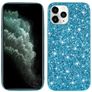 Mobigear Glitter iPhone 12 Pro Max Hülle Hardcase Backcover - Blau