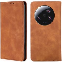 Mobigear Retro Slim Xiaomi 13 Ultra Hülle Klapphülle Geldbörse - Braun