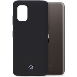 Mobilize Rubber Gelly Nokia G11 Hülle Flexibles TPU Backcover - Matt Black