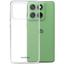 Mobilize Gelly Case Durchsichtig Motorola Edge 60 Hülle Flexibles TPU Backcover - Transparent