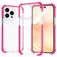 Mobigear Full Bumper iPhone 14 Pro Max Hülle Hardcase Backcover Stoßfest - Magenta