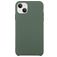 Mobigear Rubber Touch iPhone 15 Plus Silikon Hülle Backcover - Grün