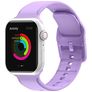 Mobigear Dashed Silikon Apple Watch Armband Dornschließe - 42/41/40/38 mm - Lila
