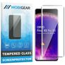 Mobigear Premium OPPO Find X5 Panzerglas Gehärtetes Glas Displayschutz - Hüllenfreundlich - Schwarz
