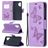 Mobigear Butterfly Samsung Galaxy A32 5G Klapphülle Portemonnaie - Lila