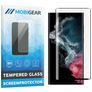 Mobigear Premium Samsung Galaxy S22 Ultra Panzerglas Gehärtetes Glas Displayschutz - Hüllenfreundlich - Schwarz