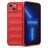 Mobigear Bumpy iPhone 14 Plus Hülle Flexibles TPU Backcover - Rot
