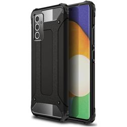 Mobigear Outdoor Samsung Galaxy A82 5G Hülle Hardcase Backcover Stoßfest - Schwarz