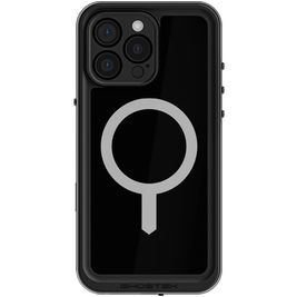 Ghostek Nautical Slim iPhone 16 Pro Max Wasserdicht MagSafe Hülle Hardcase Backcover Stoßfest - Schwarz