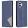 Mobigear Rhombus Slim Nothing Phone (1) Hülle Klapphülle - Blau