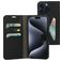 Mobiparts Classic Wallet iPhone 15 Pro Max Klapphülle Portemonnaie - Schwarz