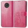 Mobigear Clover Nokia G50 Hülle Klapphülle Geldbörse - Pink