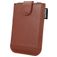 Valenta Card Pocket Slide Echtleder Kartenetui - 5 Karten - Braun