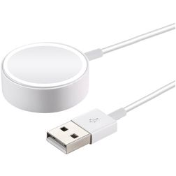 Mobigear USB-A Magnetic Ladegerät Apple Watch 1 Meter 5W 1A - Weiß