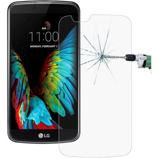 Mobigear LG K10 Panzerglas Gehärtetes Glas Displayschutz - Hüllenfreundlich