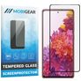 Mobigear Curved Samsung Galaxy S20 FE Panzerglas Gehärtetes Glas Displayschutz - Hüllenfreundlich - Schwarz