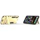 Mobigear Armor Stand iPhone XS Max Hülle Hardcase Backcover Stoßfest mit Ständer - Gold