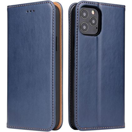 Fierre Shann Art iPhone 12 Mini Hülle Klapphülle Geldbörse - Blau