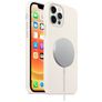 Mobigear Rubber Touch iPhone 12 Pro Silikon MagSafe Hülle Backcover - Weiß