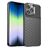 Mobigear Groove iPhone 14 Hülle Flexibles TPU Backcover - Schwarz