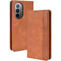 Mobigear Sensation Motorola Edge X30 Hülle Klapphülle Geldbörse - Cognac