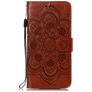 Mobigear Mandala iPhone 11 Hülle Klapphülle Geldbörse - Braun