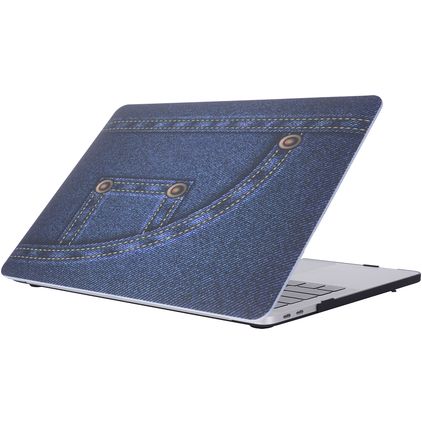 Mobigear Denim MacBook Pro 15 Zoll (2016-2019) Hardcase Hülle MacBook Case - Model 4 - Model A1707 / A1990