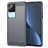 Mobigear Brushed Slim POCO F4 Hülle Flexibles TPU Backcover - Grau