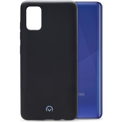 Mobilize Rubber Gelly Samsung Galaxy A41 Hülle Flexibles TPU Backcover - Matt Black