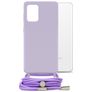 Mobilize Lanyard Gelly Samsung Galaxy A32 5G Flexibles TPU Handykette - Pastel Purple